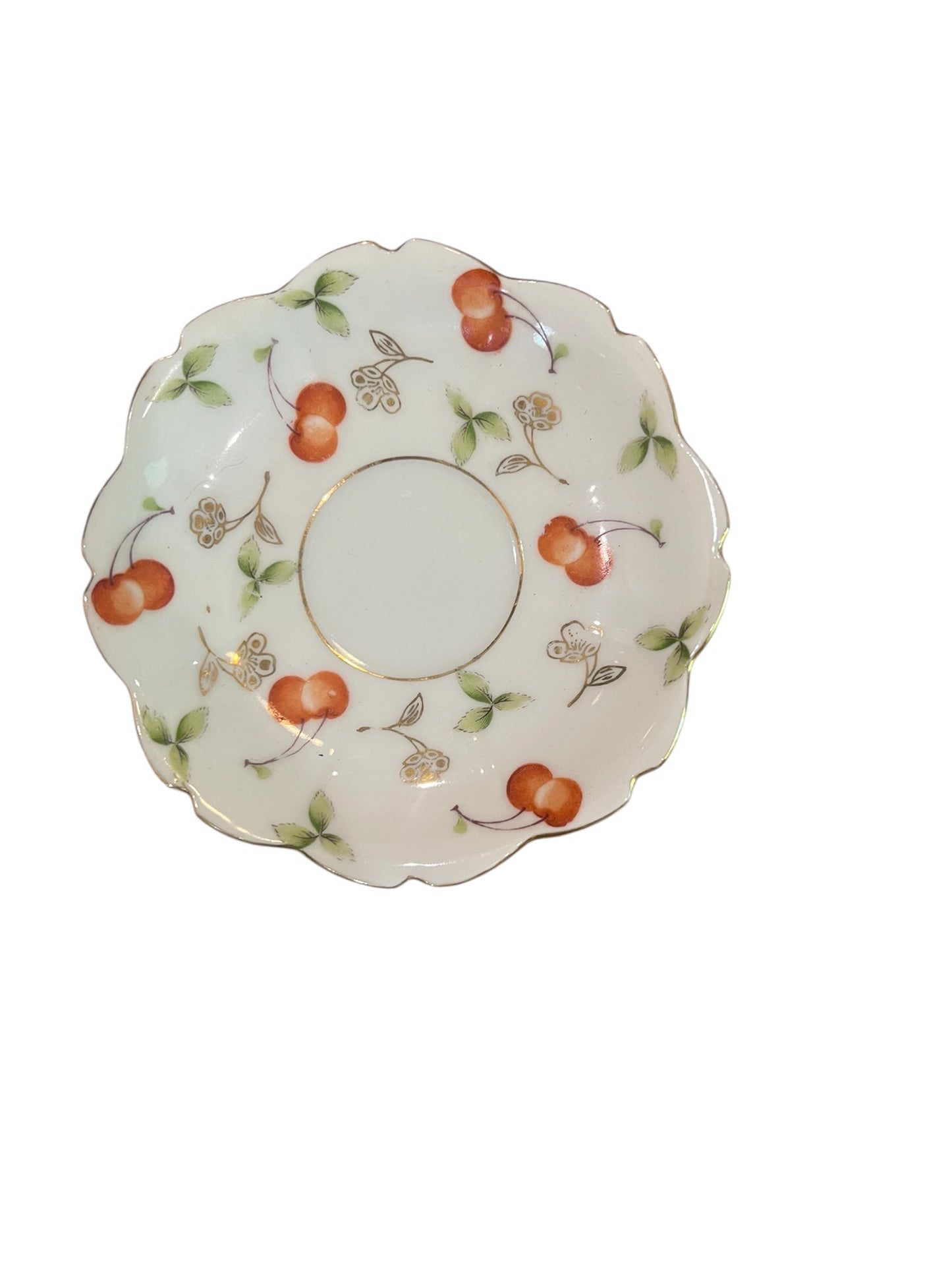 Vintage Cherry Saucer