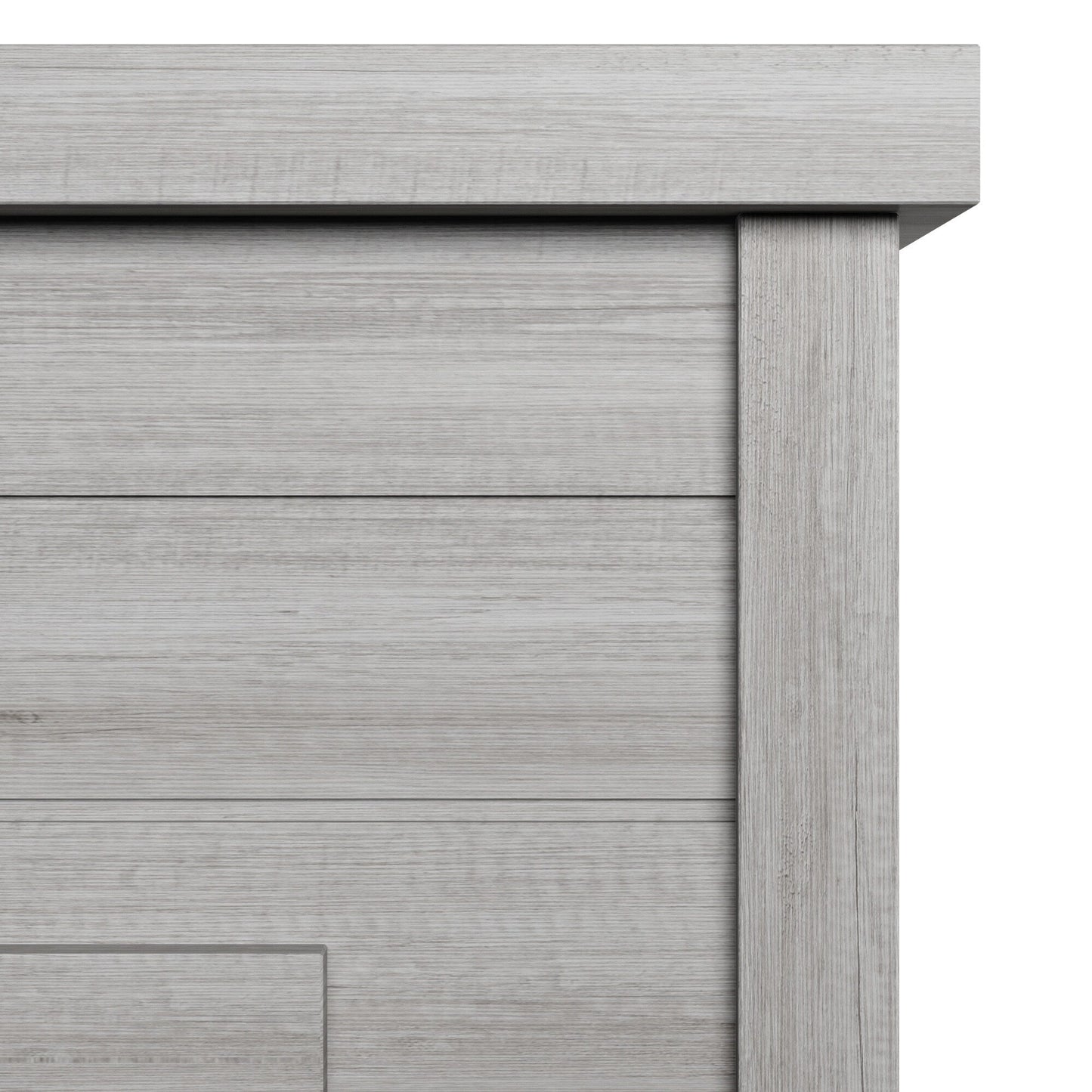 52 Shiplap Wall Mantel with 3D Fireplace Insert