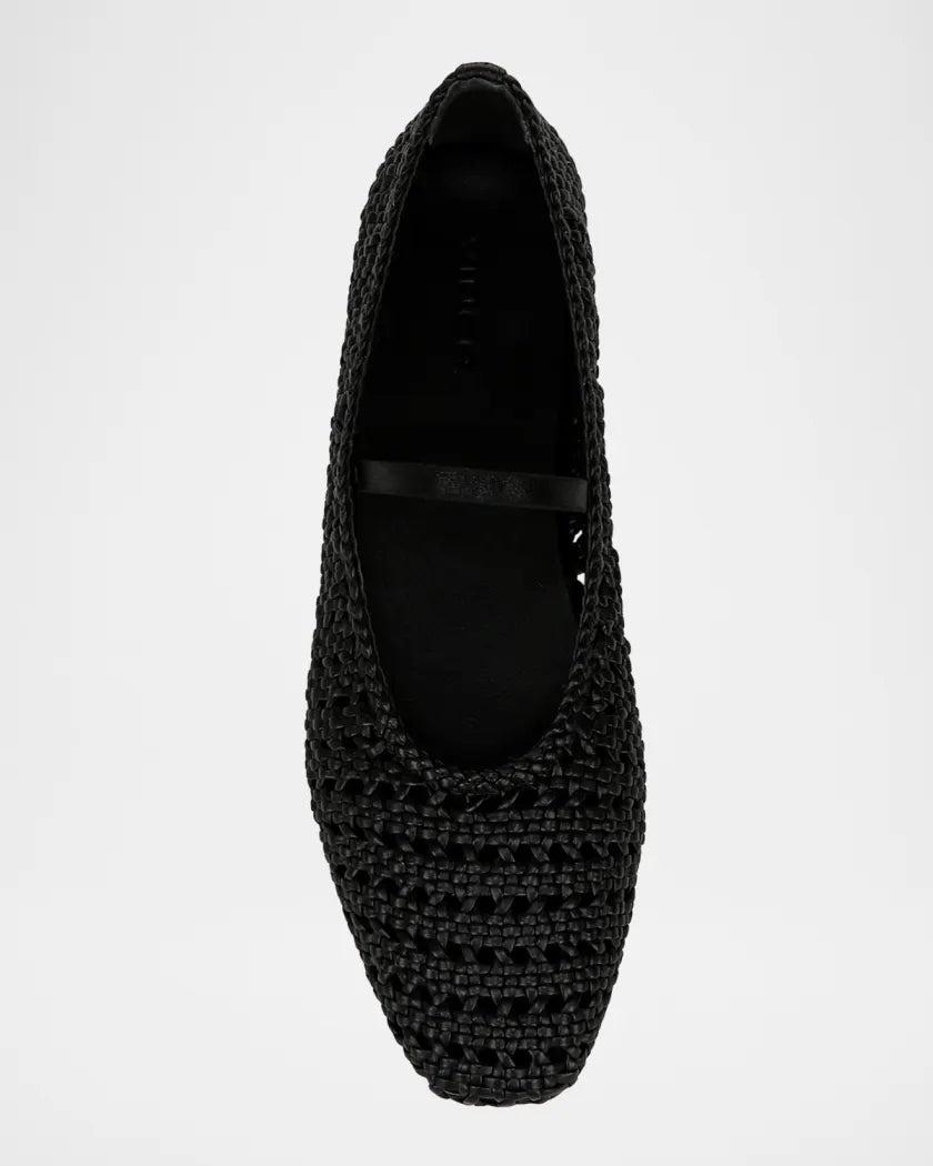Vince Vivian Woven Mary Jane Flat