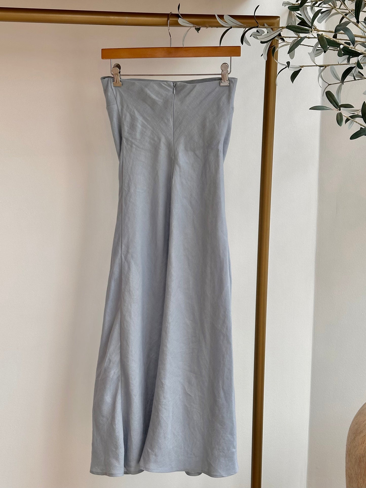Enza Costa Linen Bias Dress