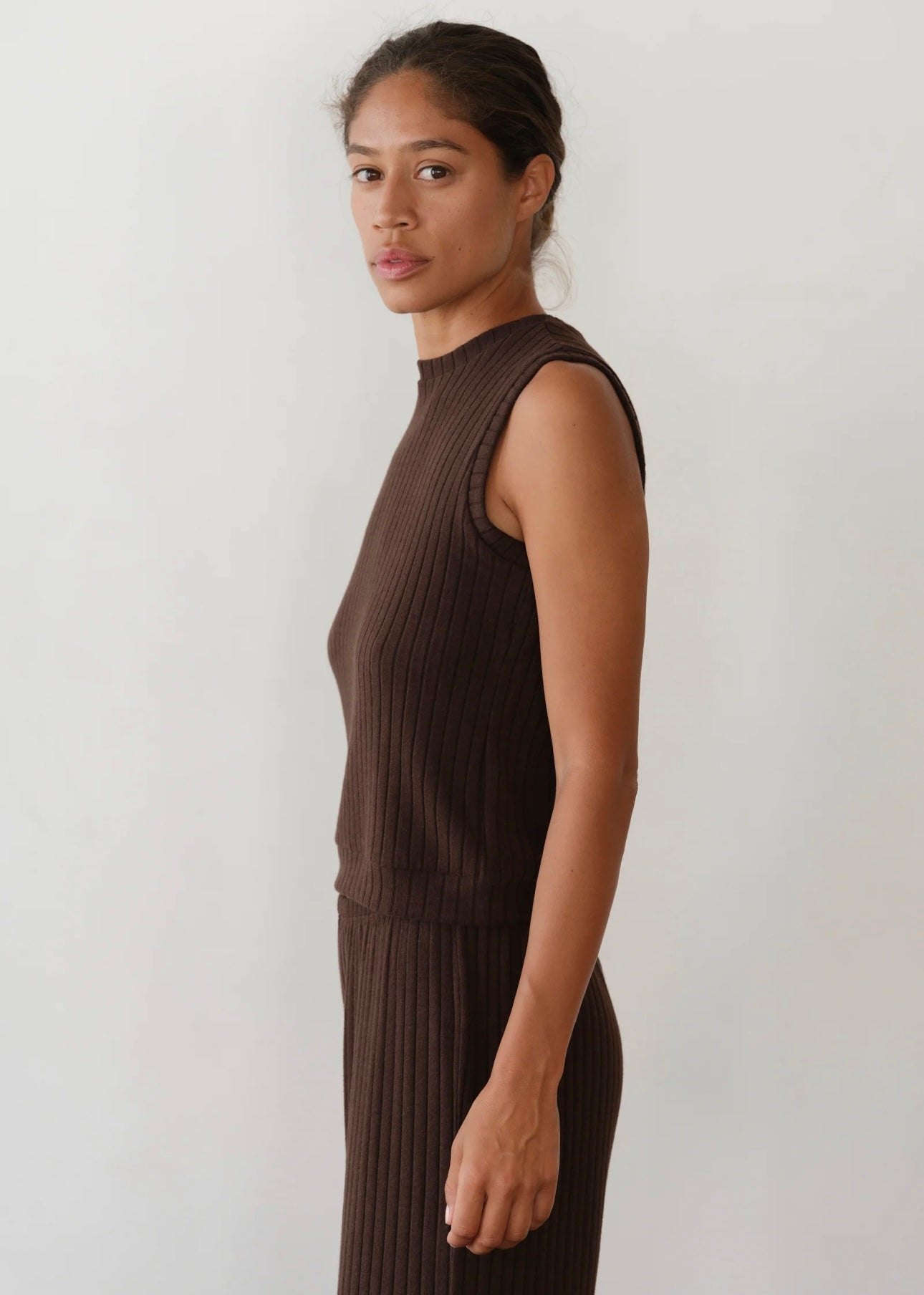 Donni Sweater Rib Shell
