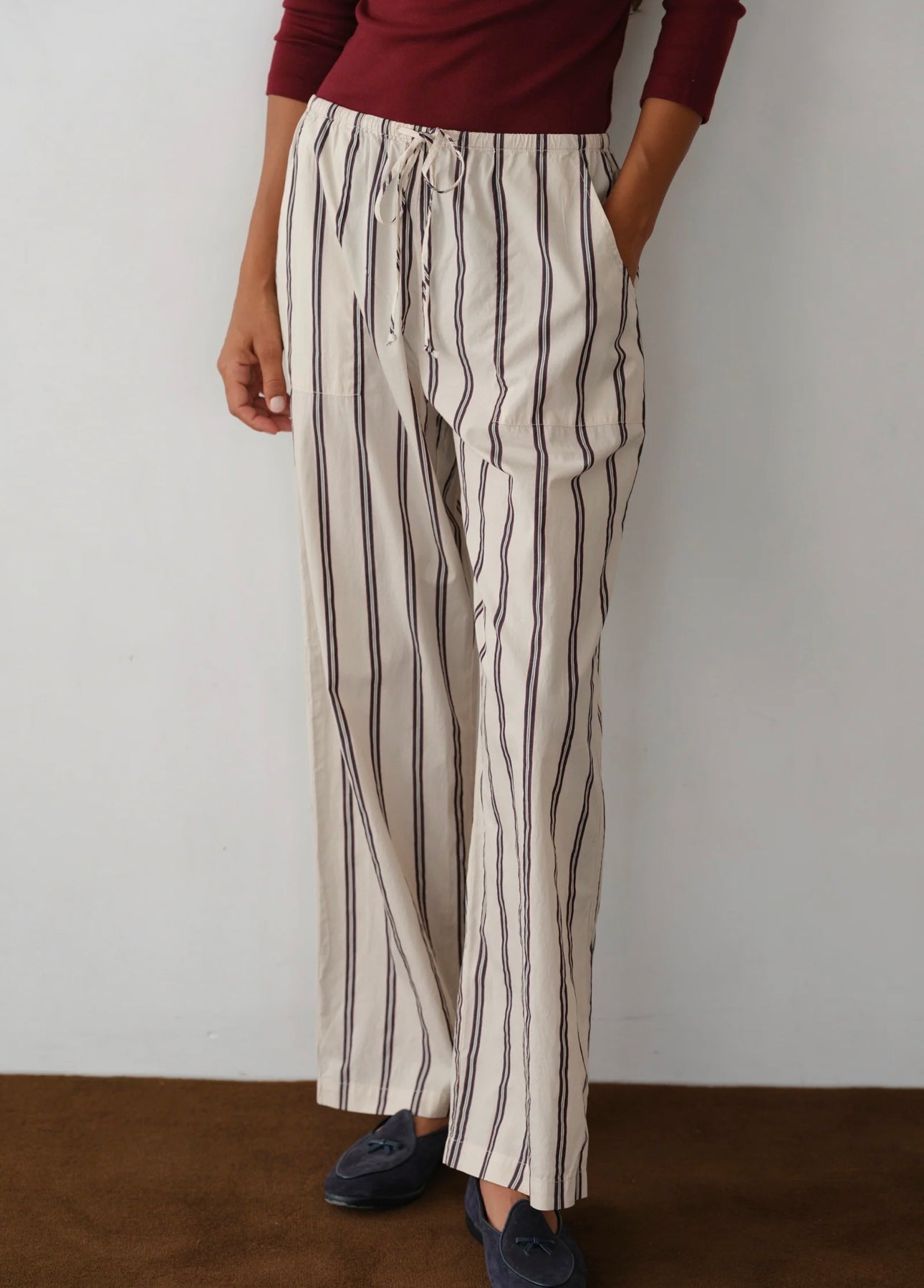 Donni Pop Stripe Drawstring Pant