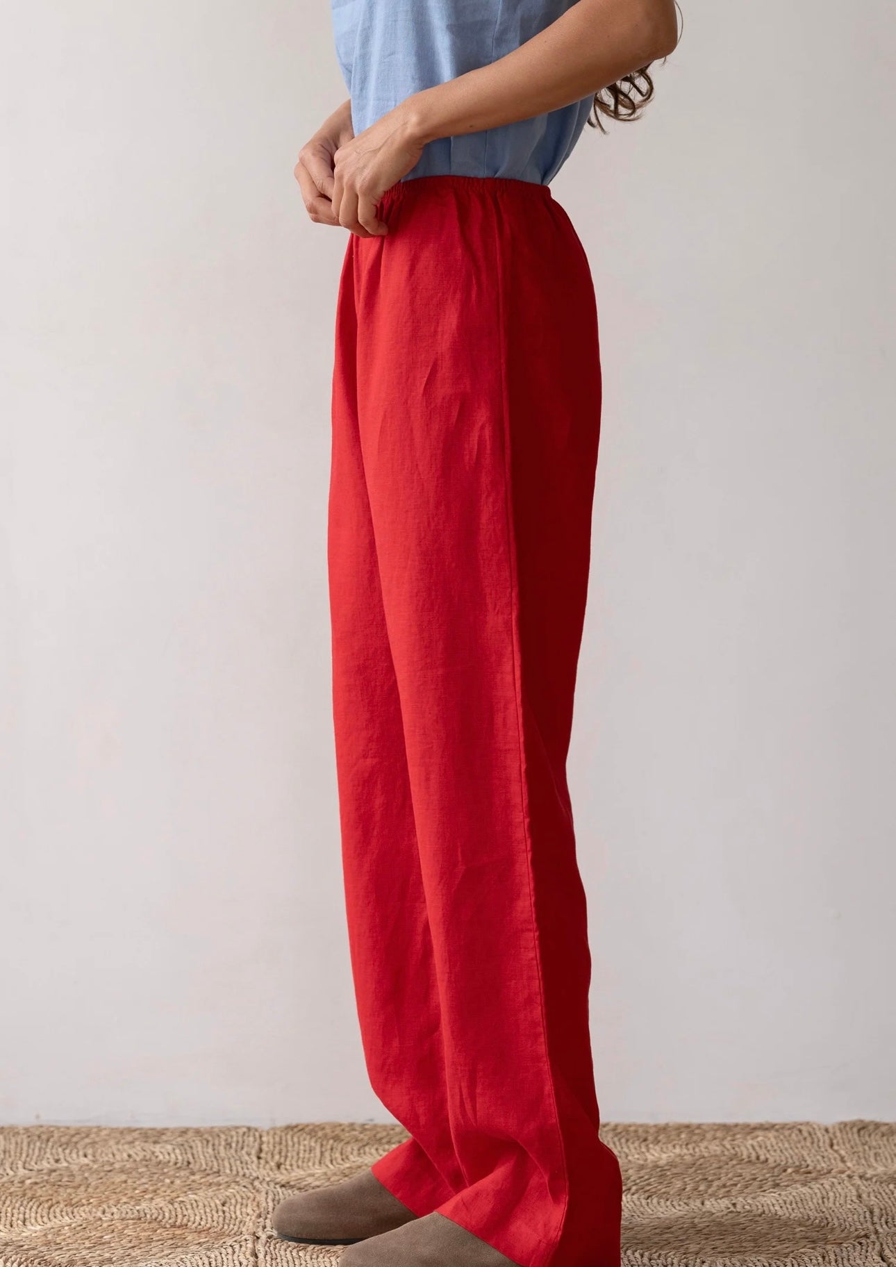 Donni Linen Simple Pant