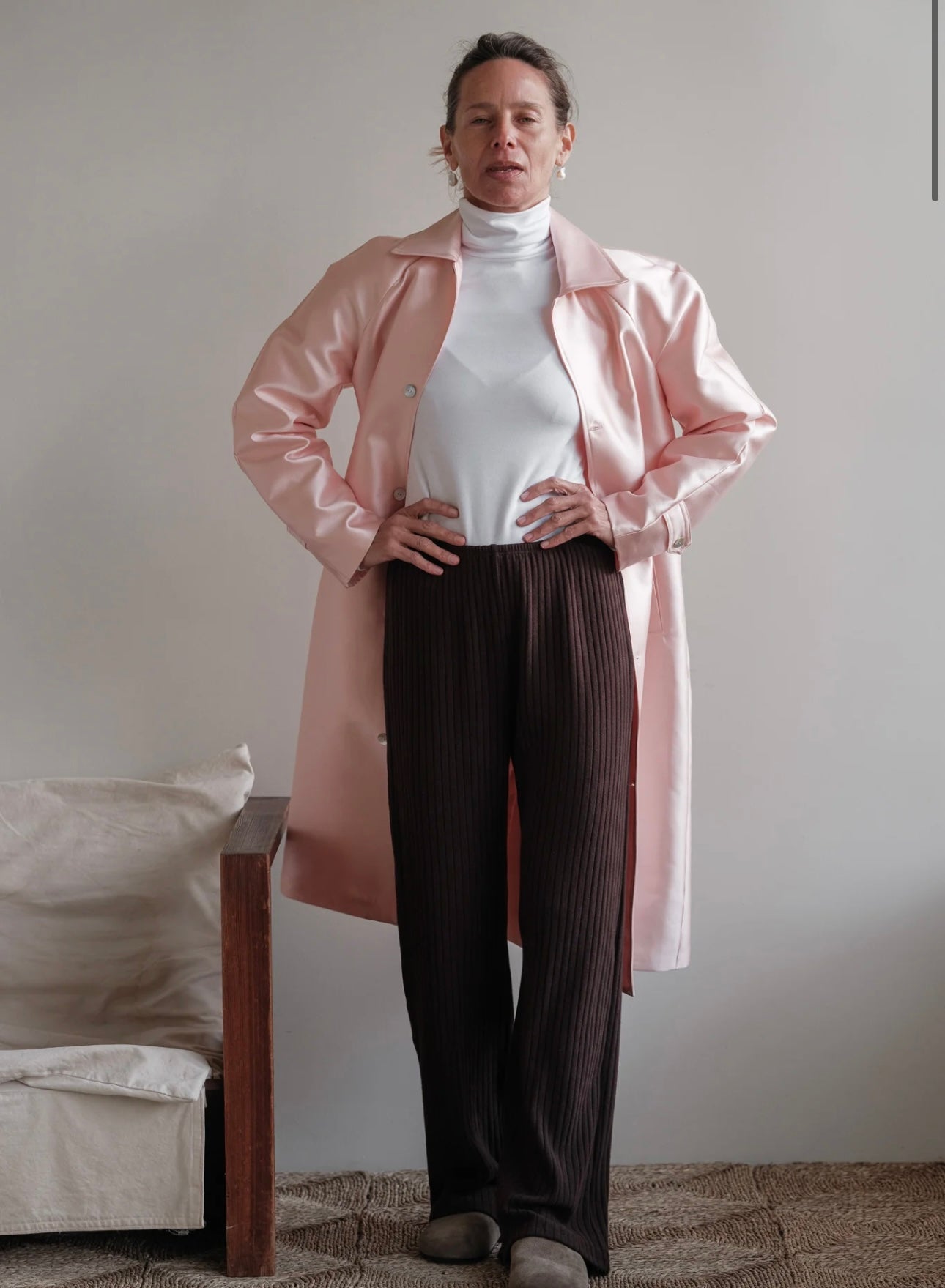 Donni Sweater Rib Simple pant