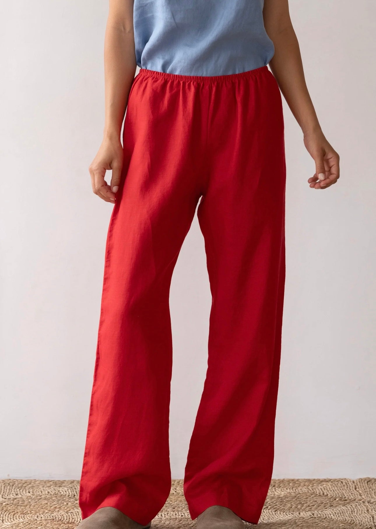Donni Linen Simple Pant