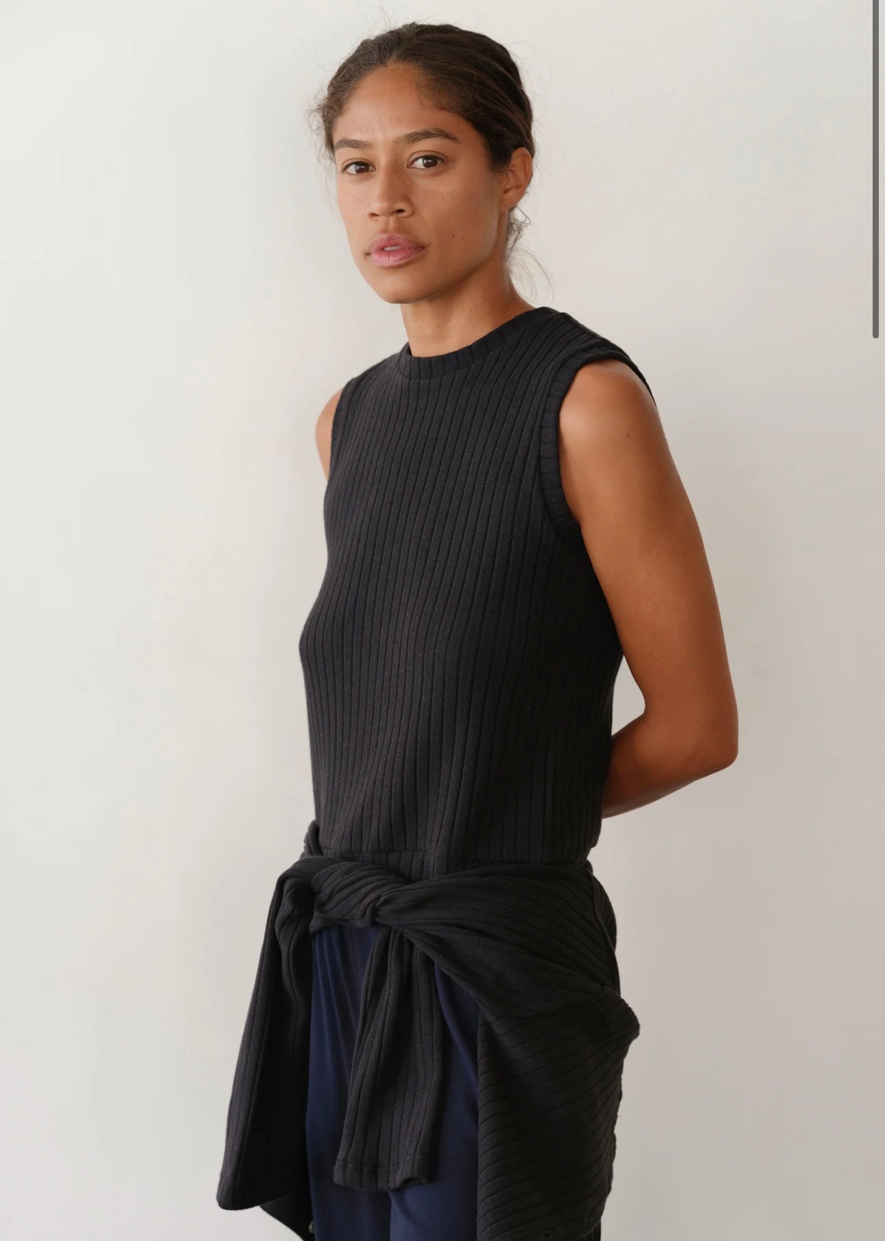 Donni Sweater Rib Shell
