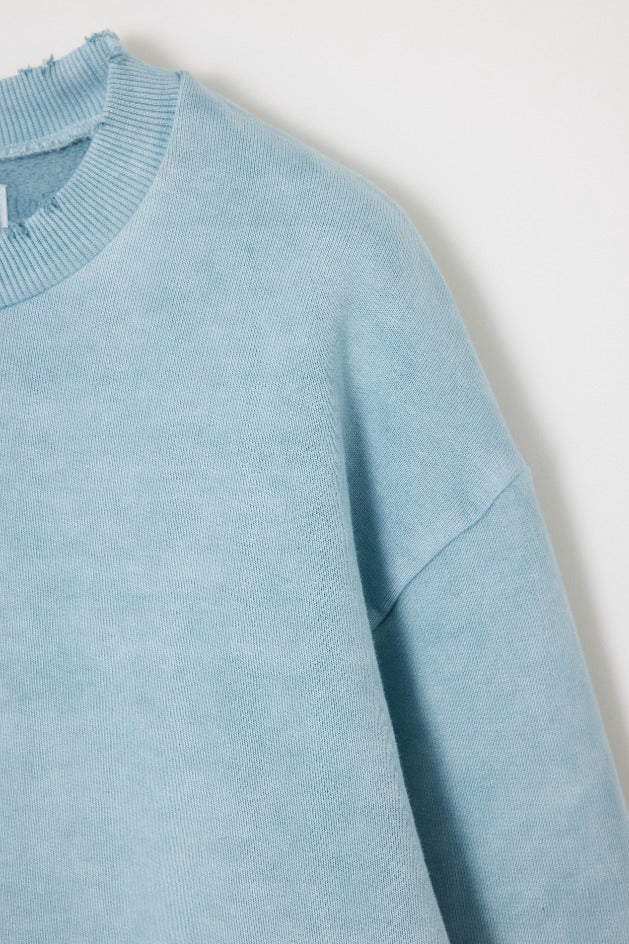 Moussy Garment Dyed Crewneck Sweatshirt