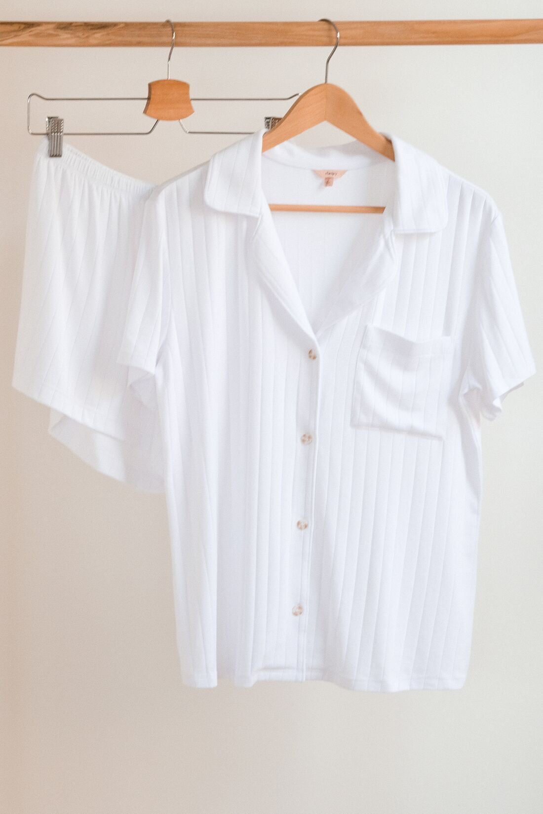 Eberjey Gisele Rib Relaxed Short PJ Set