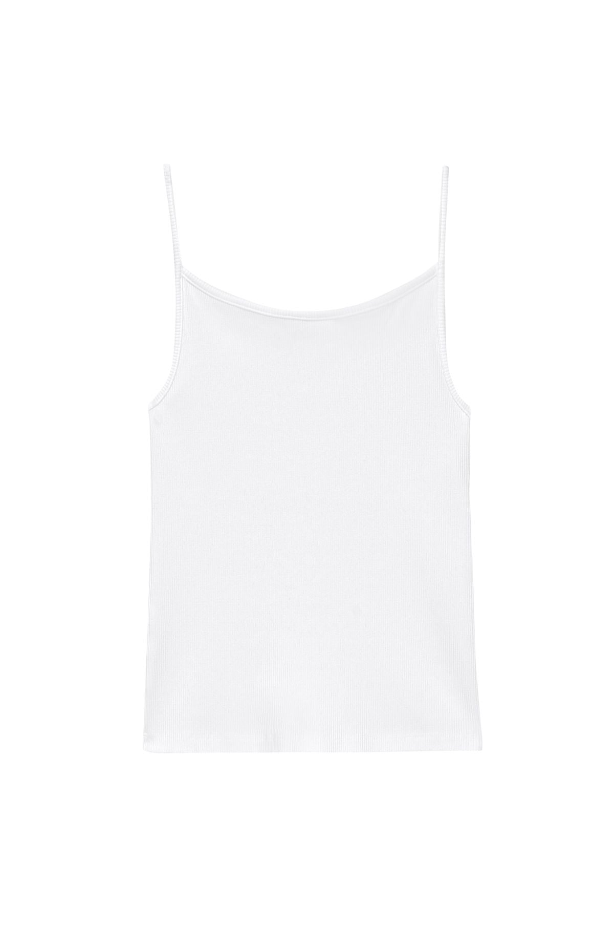 Donni Rib Spaghetti Tank