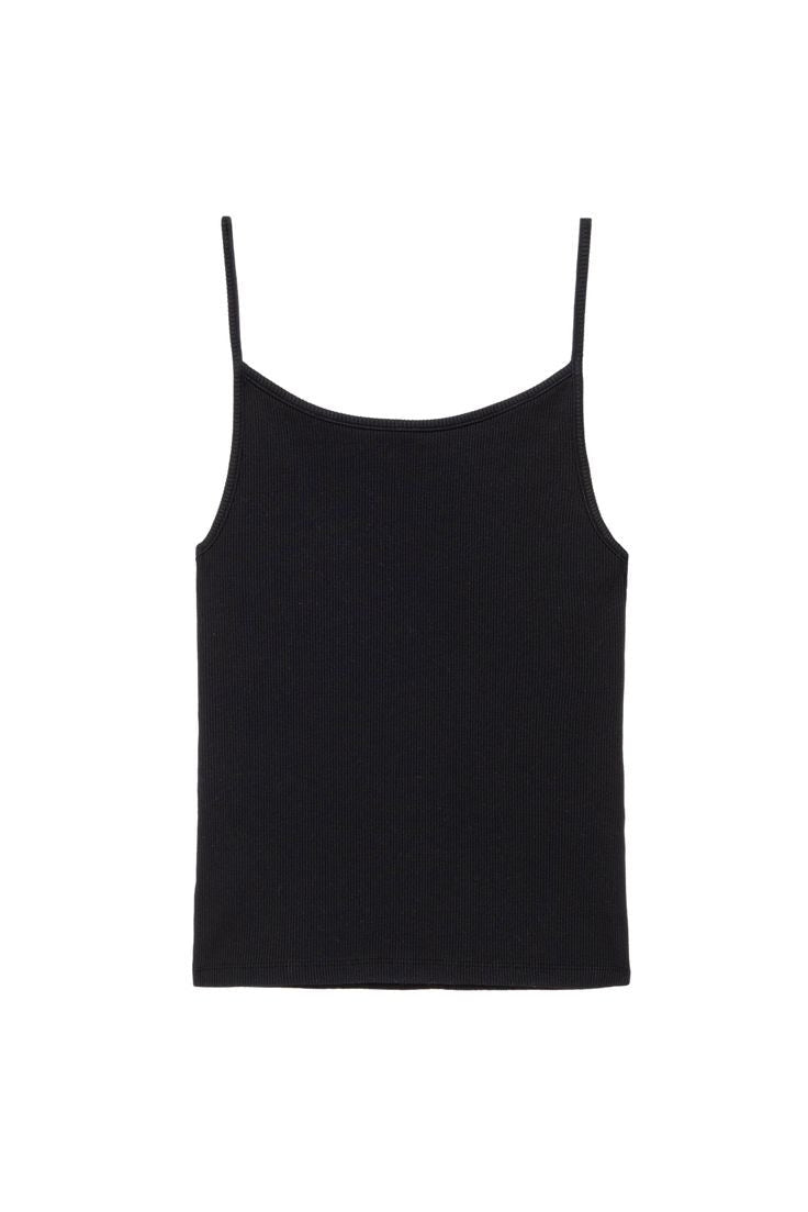 Donni Rib Spaghetti Tank