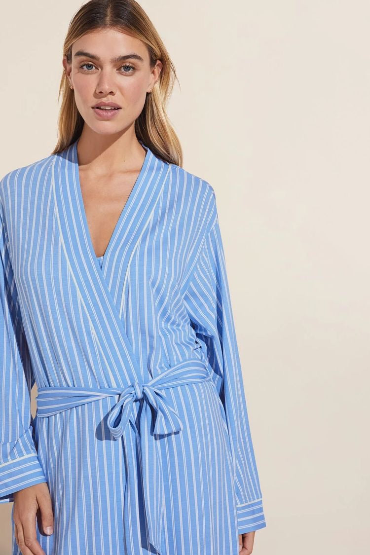 Eberjey Gisele Printed Long Robe