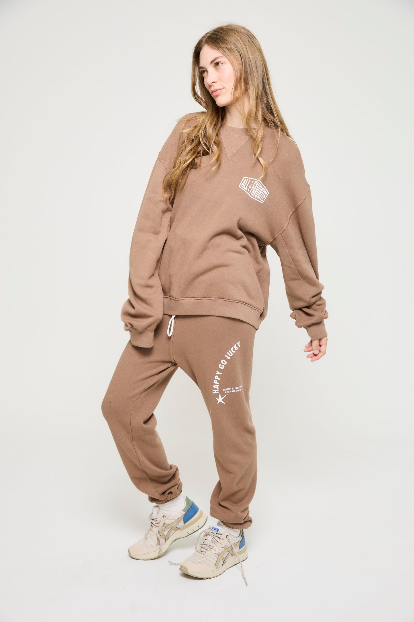 ATF Happy Go Lucky Rollover Sweats