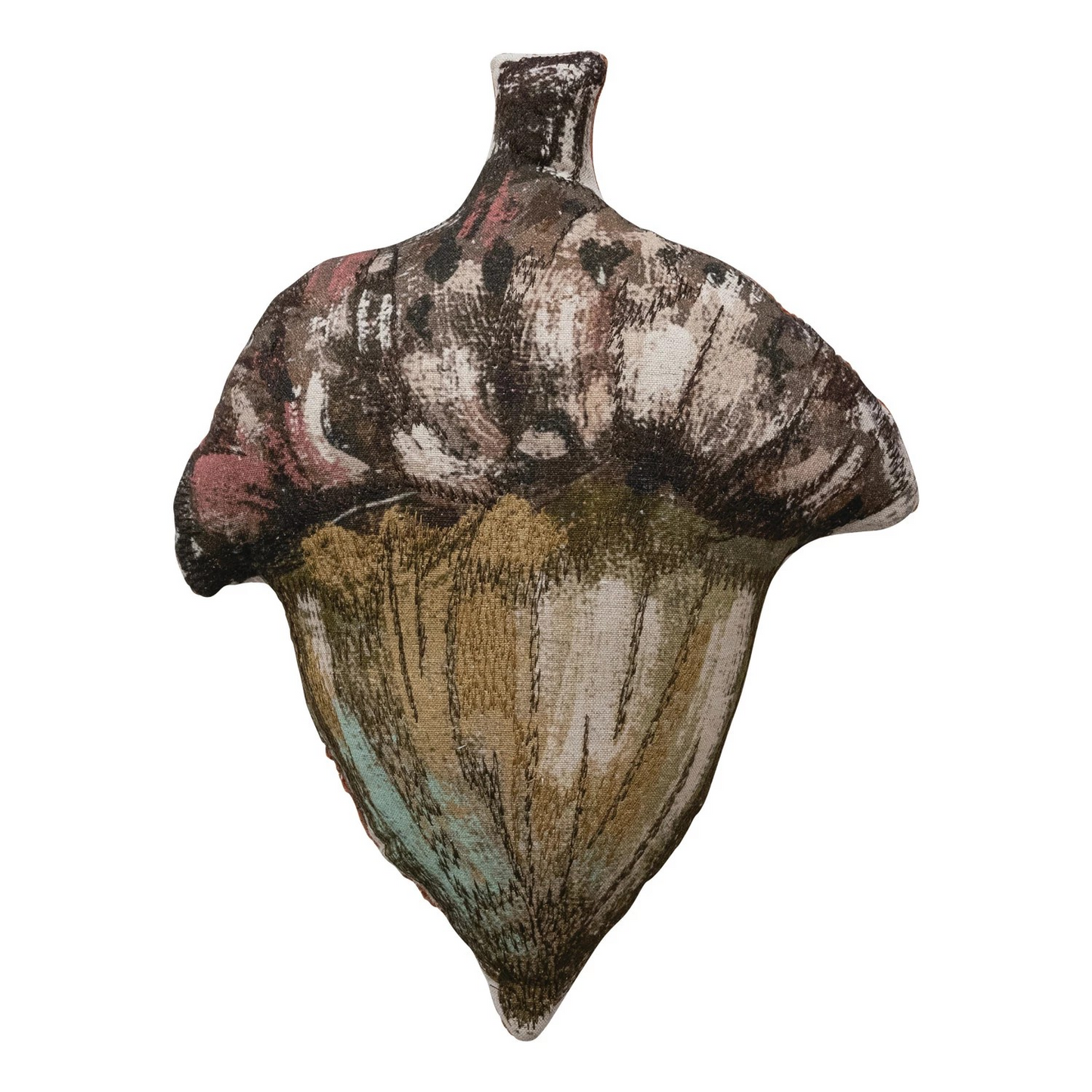 Acorn Pillow - linen