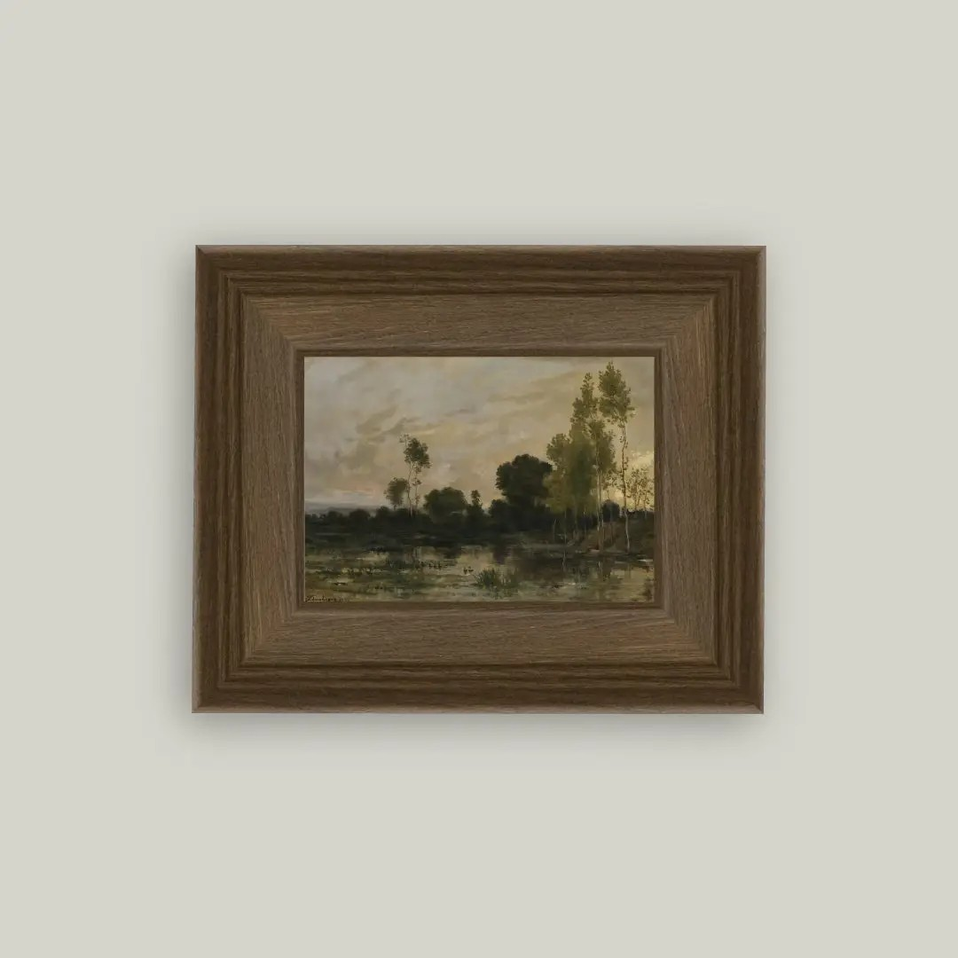 Alders Framed Print - glass