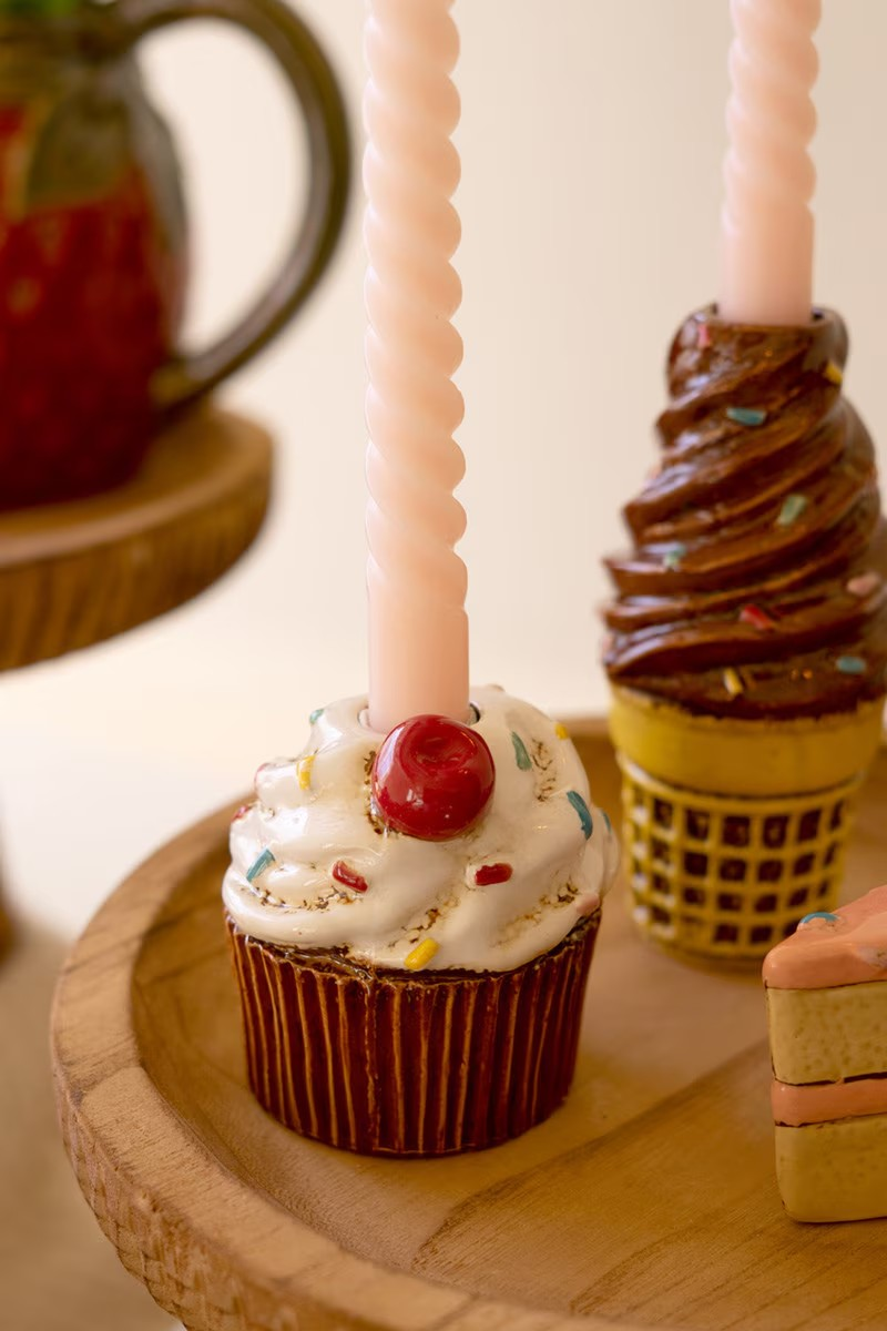 Ceramic Dessert Taper Holder