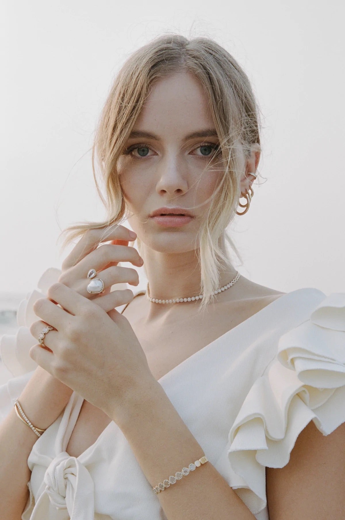 Zofia Day Thick Bubble Hoops