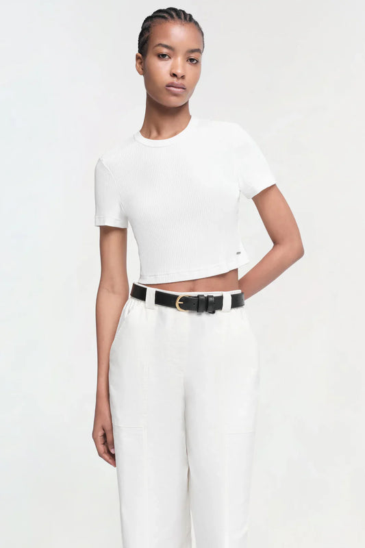 Simkhai Cinta S/S Cropped Top