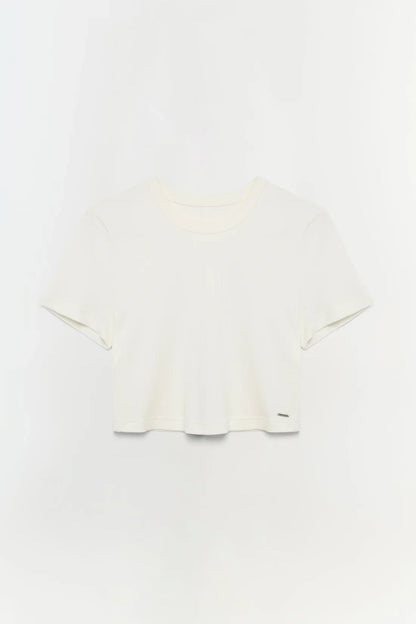 Simkhai Cinta S/S Cropped Top