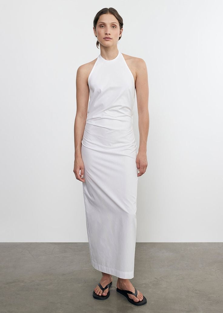 Enza Costa Poplin Halter Dress