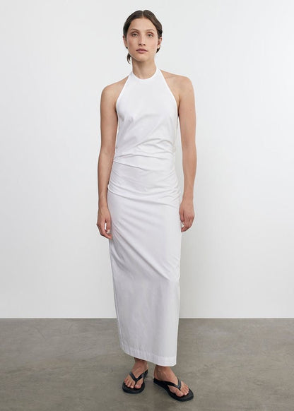 Enza Costa Poplin Halter Dress