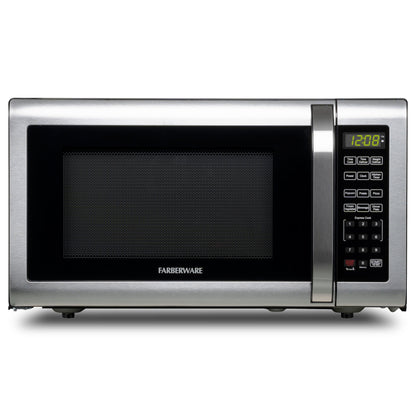 Farberware 1.6 Cu. Ft. Microwave Oven, Brushed Stainless Steel