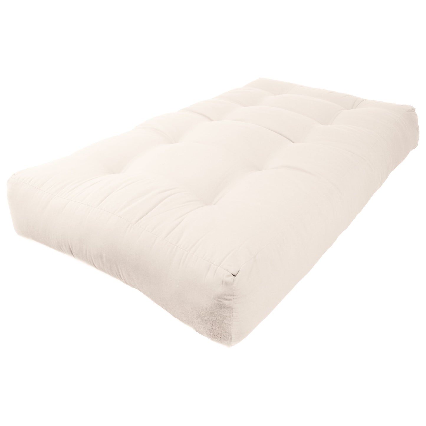 10-inch Thick Twill Futon Mattress (Twin, Full, or Queen)