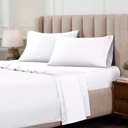 Superior Egyptian Cotton 1000 Thread Count Deep Pocket Solid Sheet Set
