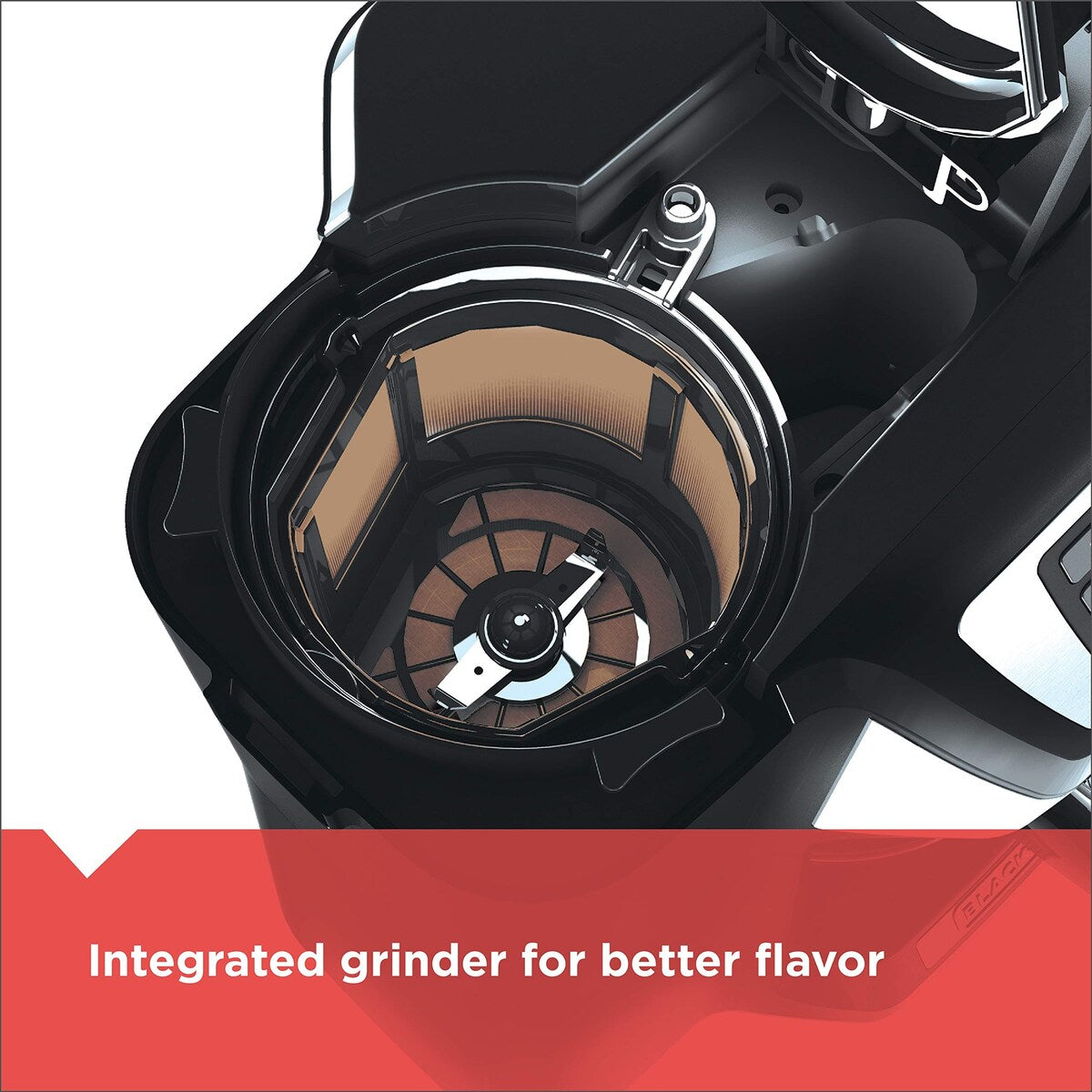 12-Cup Mill and Brew Coffe Maker, CM5000B, 24-Hour Programble, Built-in Grinder, Sneak-A-Cup, Permanent Washable Fitler
