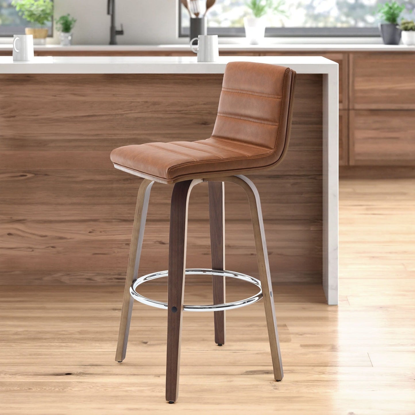 26/29 Faux Leather Swivel Bar/Counter Stools, Set of 2/3