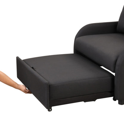 3-in-1 Pull-Out Sofa Sleeper with Collapsible Wing Table & USB Ports by Harper&Bright Designs