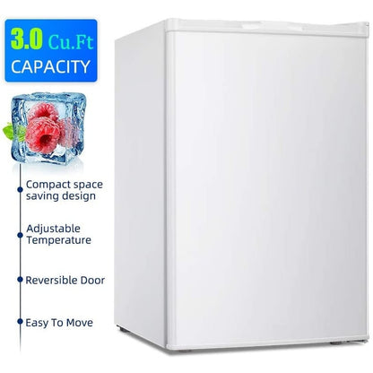 3.0 Cu.ft Compact Upright Freezer with Reversible Single Door