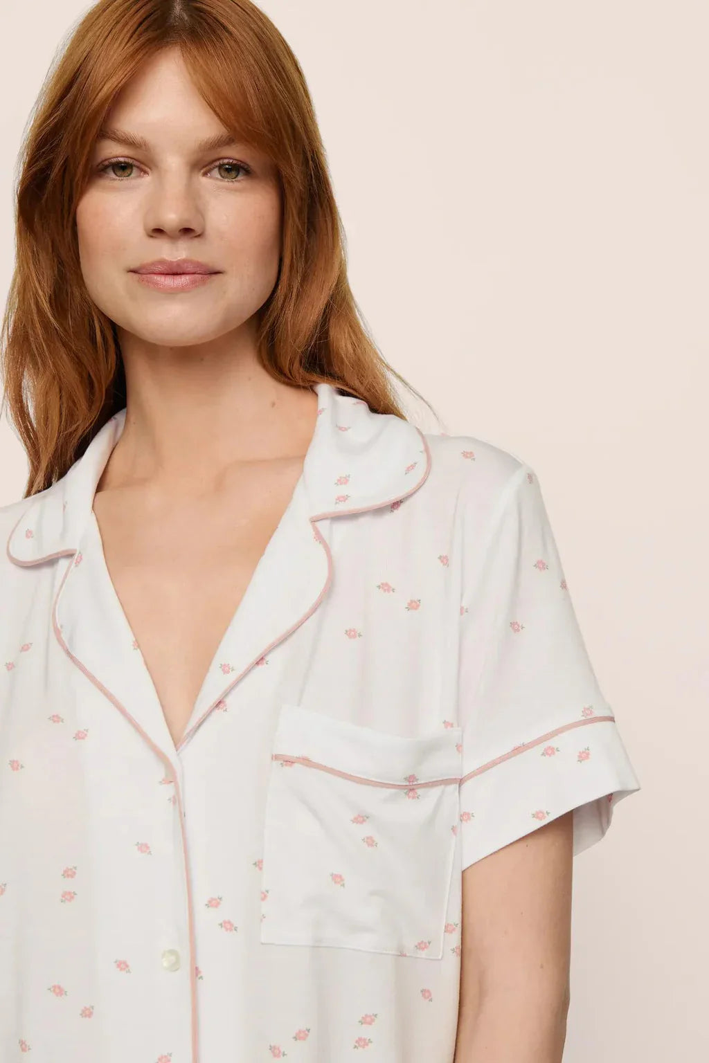 Eberjey Gisele Printed Relaxed Short PJ Set