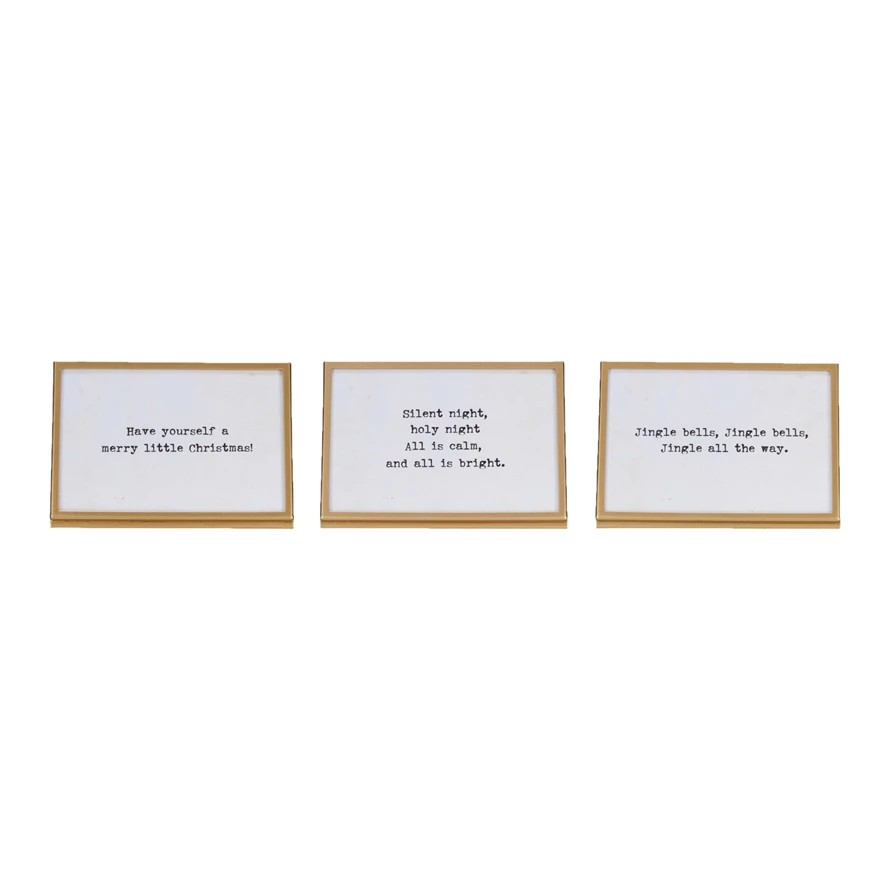 Holiday Easel Frame - metal