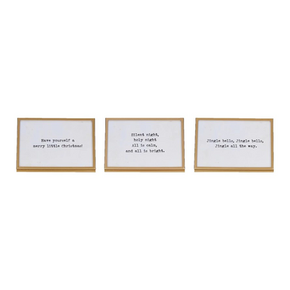 Holiday Easel Frame - metal