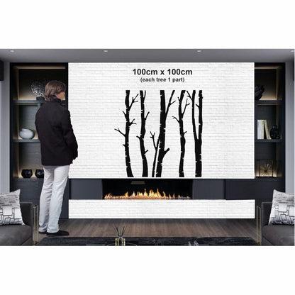 5 Dry Tree Metal Wall Decor for Home and Outside