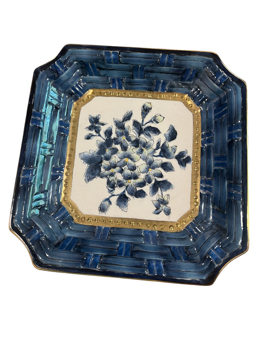 Square Basketweave Plate