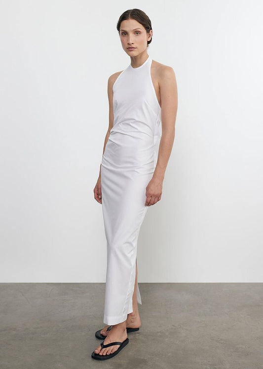 Enza Costa Poplin Halter Dress