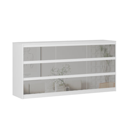 63W 9 Drawer Dresser Accent Dresser for Living Room Bedroom Chest