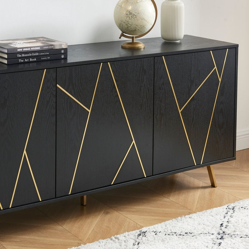 63'' W Wood Buffets and Sideboards Storage Cabinet