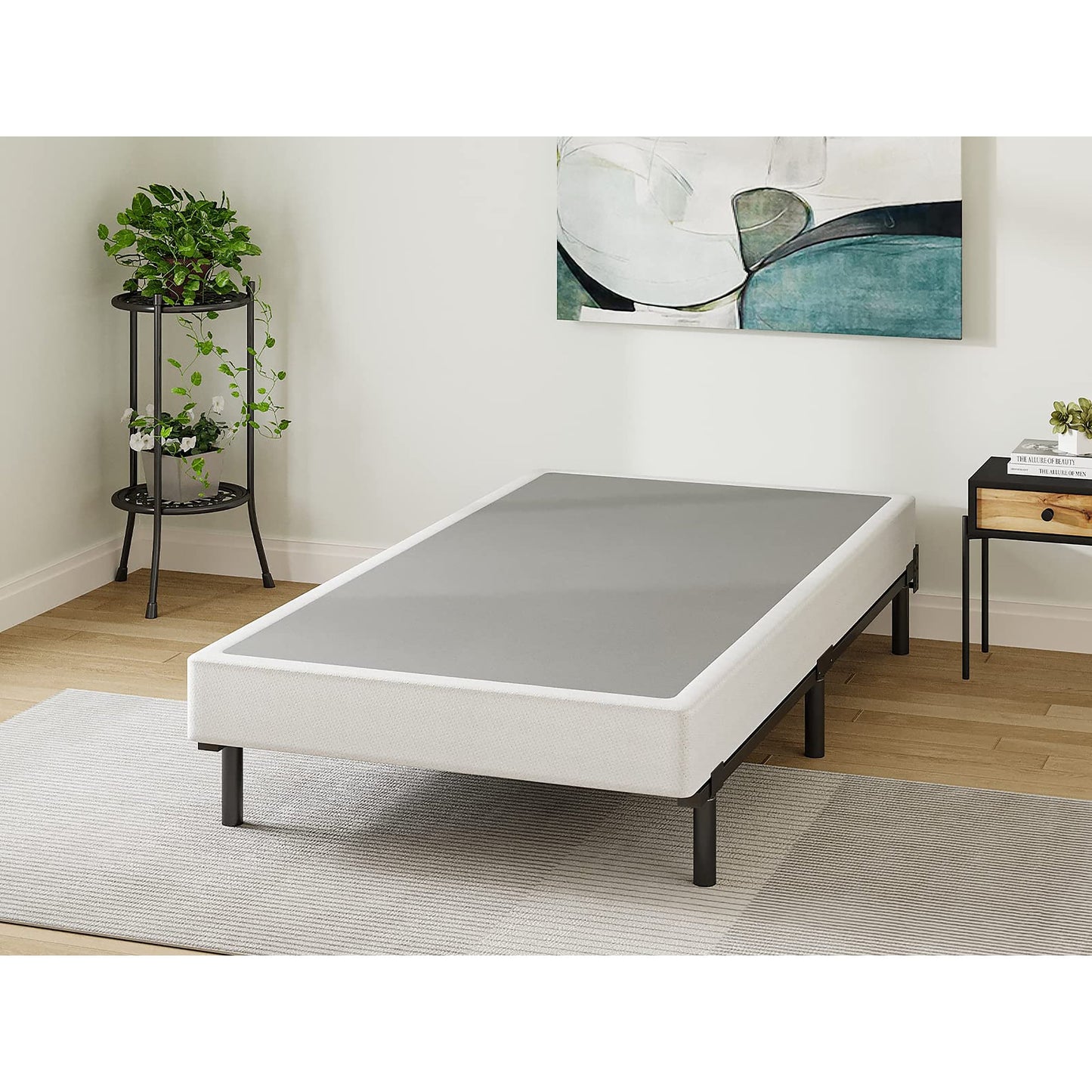 FSCHOS 7 Inch Metal Box Spring, Basics Mattress Foundation, No Legs
