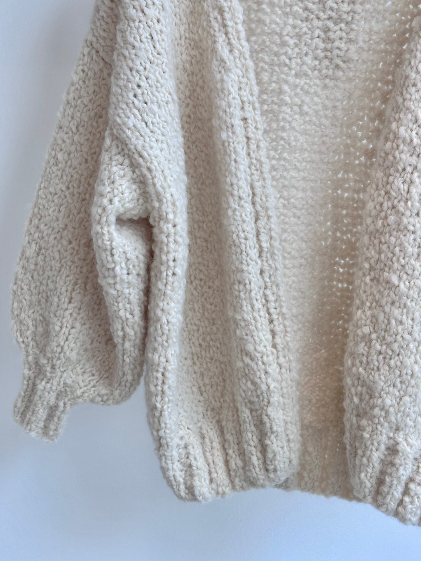 Maiami Alpaca Boucle V-Neck Cardi