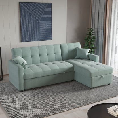 82'' Wide Reversible Sleeper Sofa & Chaise