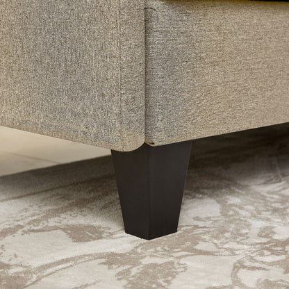 86.22 L Shaped Sectional Sofa with Side Storage Pockets