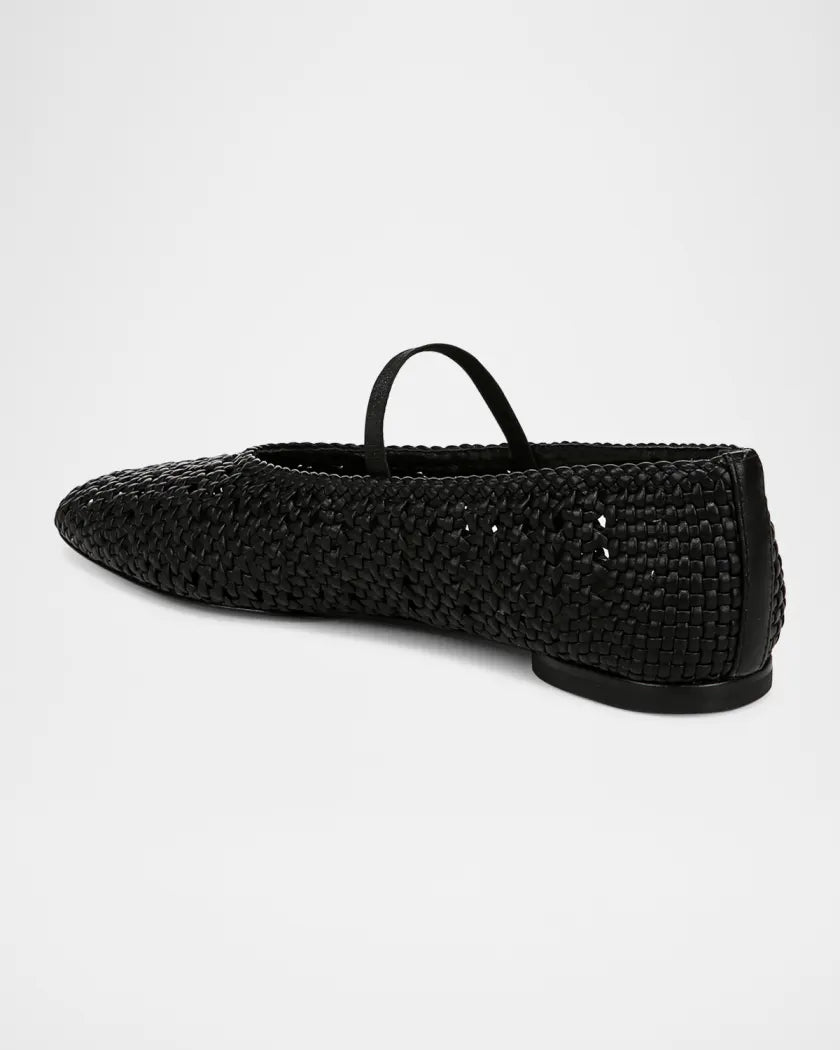 Vince Vivian Woven Mary Jane Flat