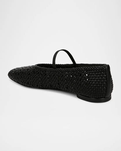 Vince Vivian Woven Mary Jane Flat