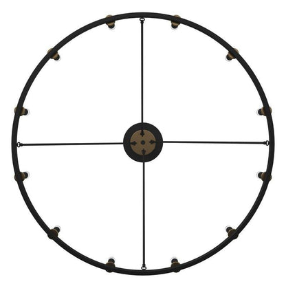 Acroma 12-light Farmhouse 40In Wagon Wheel Chandelier with UL - 40'' D x 138'' H