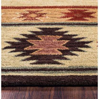 Alora Decor Ryder Southwestern Hand-tufted Wool Rug