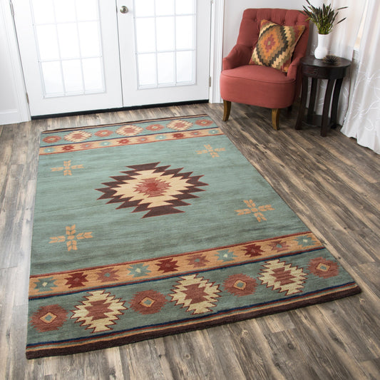 Alora Decor Ryder Southwestern Hand-tufted Wool Rug