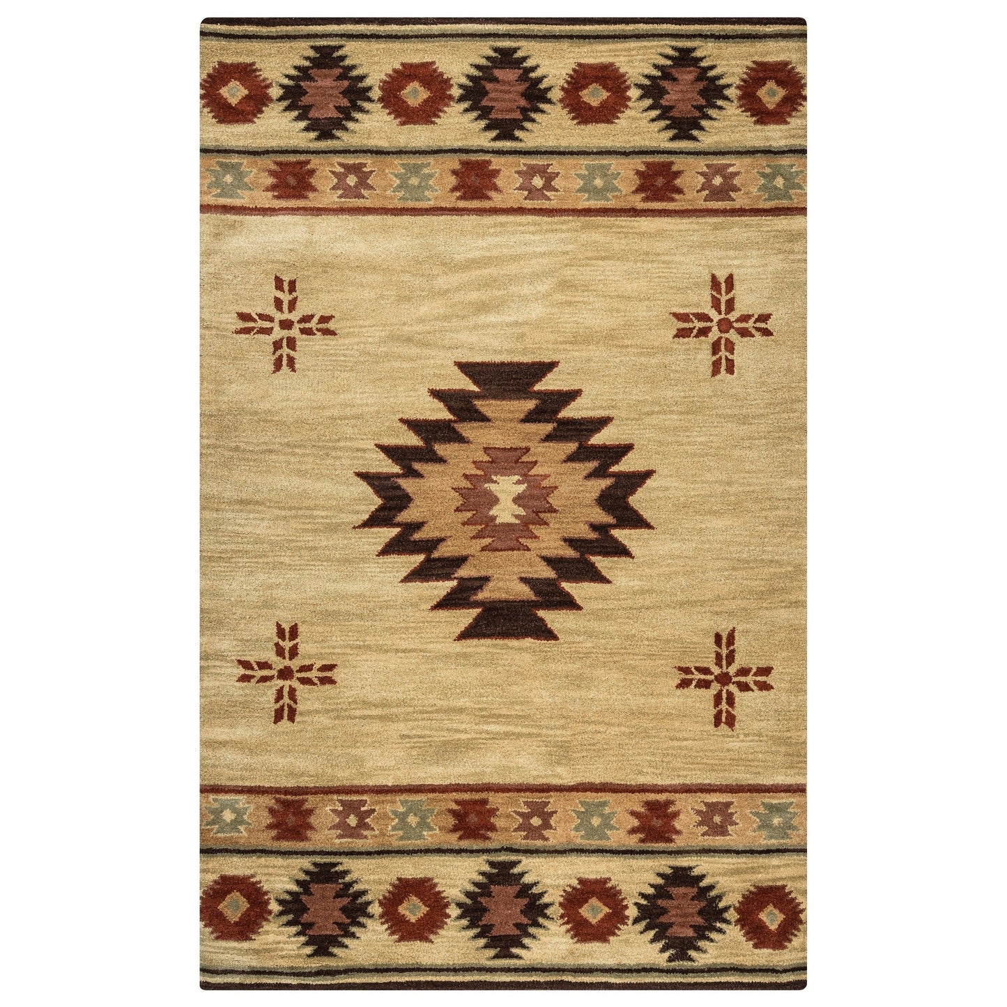 Alora Decor Ryder Southwestern Hand-tufted Wool Rug