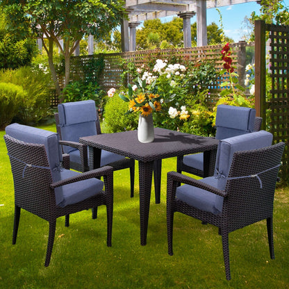 Aoodor Patio High Back Chair Cushions Set of 4, 46x21x4 Inches(Only Cushions)